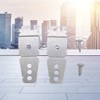 TEHAUX 2pcs Dishwasher Stand Dishwasher Clips Dishwasher Bracket Mounting Granite