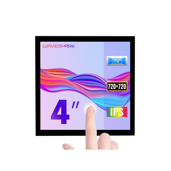 waveshare 4inch HDMI Capacitive Touch IPS LCD Display Compatible with