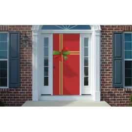 Decorative Door Cover (31"x80") - Made of Premium Durable Fabric so it Will Last Year After Year! #1 Selling Fabric Door Cover! As seen in NBC, CBS & Fox!