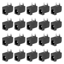 PATIKIL 5.5 x 2.5 mm DC Power Connector 20 Pack 3 Pin PCB Mounting Female Socket Jack