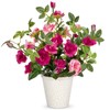 Hollyone Artificial Plants & Flowers in Vase Red Roses Small