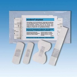 aluderm Aluderm-Aluplast Plaster Set, Contents: DIN 13164/13167, Assorted Sizes