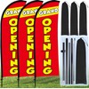 Buryeah 3 Sets Grand Opening Feather Flag Pole Kit 7ft