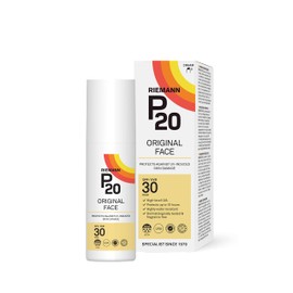 RIEMANN P20 FACE Sun cream SPF30 50g. Long Lasting UVA & UVB Protection for up to 10 hours, Highly Water & Sweat Resistant