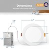 Amico 6 Pack 6 Inch 5CCT Ultra-Thin LED Recessed Ceiling