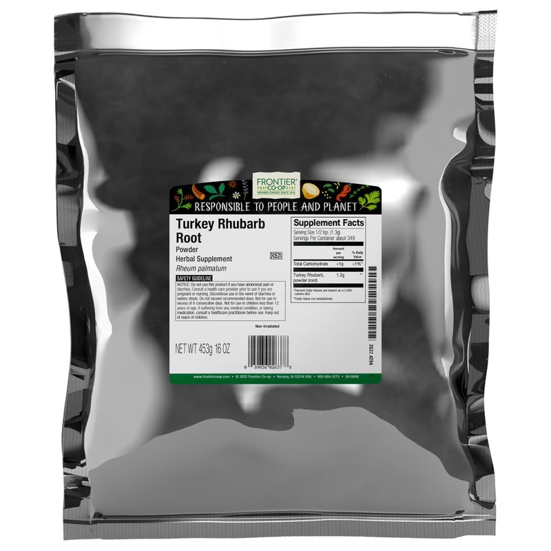 Frontier Co-op Turkey Rhubarb Root Powder 1lb