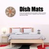 Grass Woven Placemats Nordic Style Innovative Round Placemats for Dining