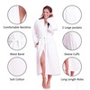 Luxurious Robe Soft Absorbent Lightweight Long Kimono Waffle Spa Bathrobe