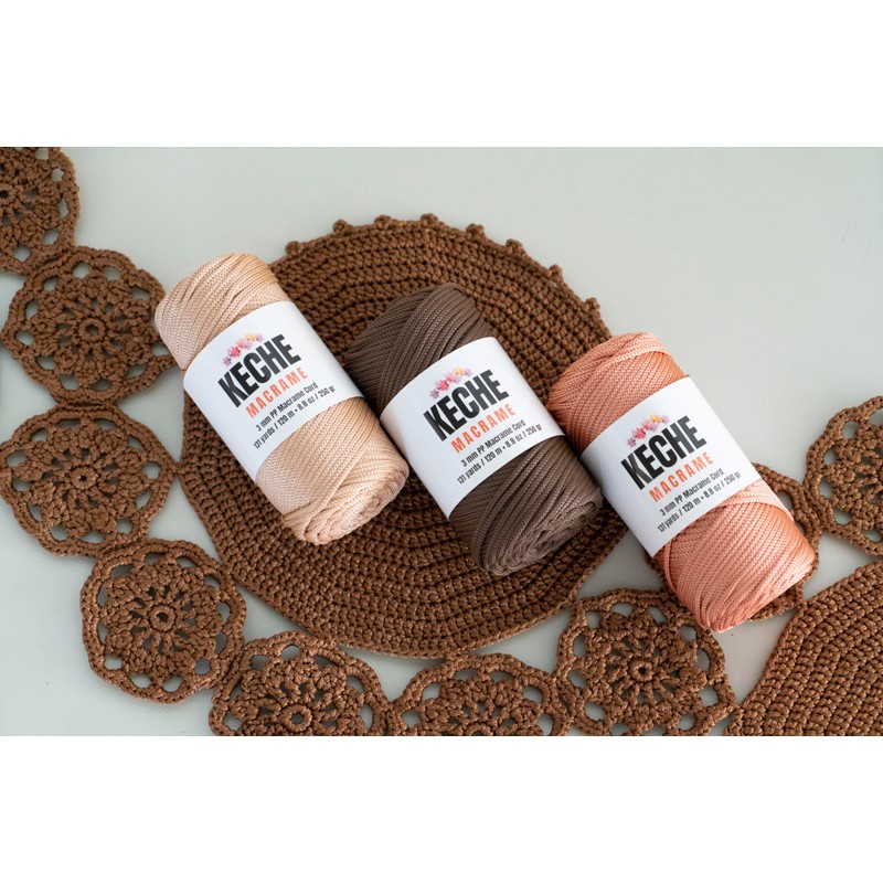 Macrame Cord | Macrame Supplies 3mm Polyester Macrame Rope Yarn
