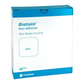 Biatain Schaumverband nicht-haftend 10 x 10 cm, 10 St