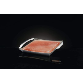 Napoleon 70025 Himalayan Salt Block with Stainless Steel Topper Grill Accessory, Multi