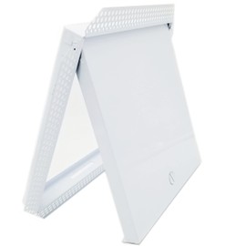 Access Door 12" X 12" Steel Access Panel Door with Plaster Bead Frame for Wall/Ceiling Application with Slotted Lock - [Outer Dimensions: 13" Width X 13" Height]