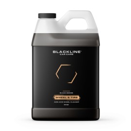Blackline Wheel & Tire Cleaner Spray - Non-Acidic Brake Dust Remover Bug Remover & Wheel Cleaner for Cars, Trucks and More — Versatile, Fast Acting, and Safe for Most Finishes (64 Fl Oz)