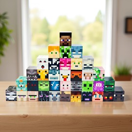 Thingehoy Pack of 36 Magnetic Building Blocks, Magnetic Building Blocks Toy from 3 4 5 6 8, Magnetic Blocks Toy Gifts for Children from 3 4 5 6 8