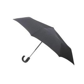 Automatic Open Travel Folding Umbrella 3 Fold Non-Slip Handle Black