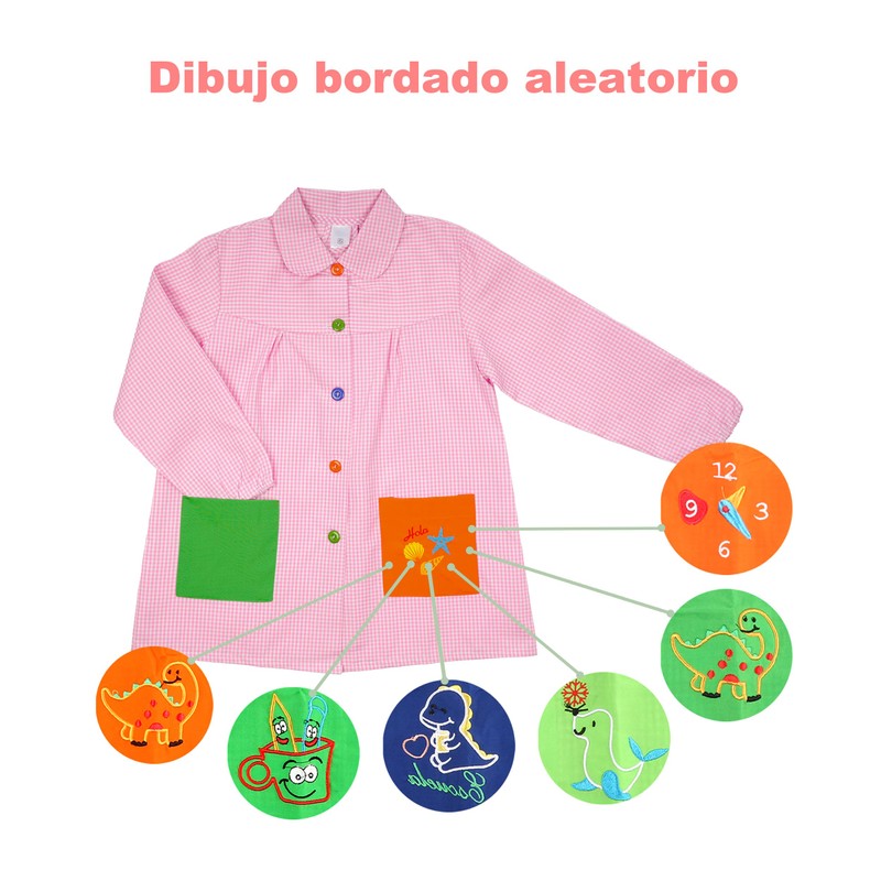 ETREXONLINE Kids School Painting Apron Craft Apron for Kids with