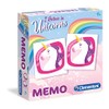 Clementoni - 18031 - Memo - Unicorni, Gioco di Memoria