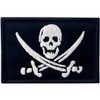 Pirate Flag Military Morale Coat of Arms Embroidered Velcro Patch