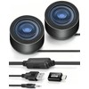 YANBORONSN MINI Computer Speaker for Desktop,6W 3.5MM Small PC Speaker,MINI
