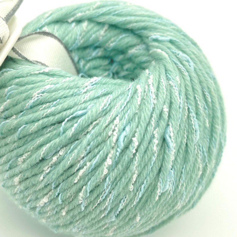 Knitberty Churros Fancy Premium Soft Slub Boucle Merino Wool Cashmere