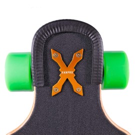 Vanpro - Protector de cubierta para monopatín, excelente protección de bordes, longboard, protector de nariz y protector de cola, cubierta de goma duradera que absorbe los golpes, tira de goma