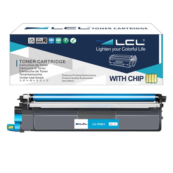 LCL TN248 Toner Cartridge Replacement for Brother TN248 TN-248 TN248C
