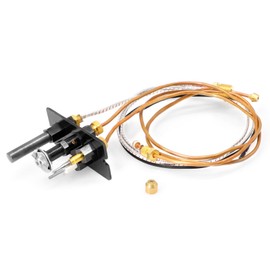 10002265 Propane Gas Pilot Assembly Kits For Majestic, Temco, Vermont Castings, Monessen Gas Stove & Fireplaces, SRV10002265 3-Way Pilot Assembly with Thermocouple Thermopile Replacement Parts