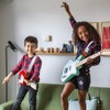Loog Mini Electric kids Guitar for Beginners built-in Amp Ages