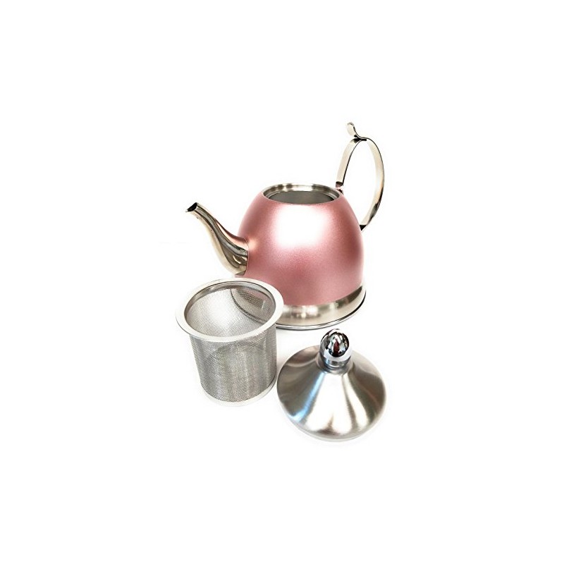 Creative Home Nobili-Tea 1Qt Stainless Steel Tea Kettle With Removable