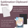 3 Pack Sublimation Clipboard Blanks Bulk MDF Sublimation Blanks Clipboard