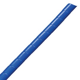 Blue Spiral wrap Designed to to fit 1/2" Hydraulic Hose Size. Hose Range 0.47" - 0.86", 66' Length