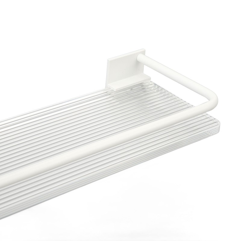 Shower Caddy Wall Mount Organizer Shelves Aluminium Cream Style Large