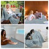 BOUTICOL Water Proof Blanket for Bed Couples Blanket 60"x80" White,
