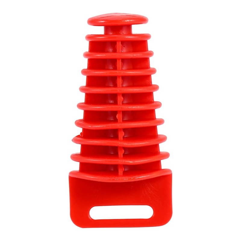Exhaust Plug Qiilu Wash Plug Rubber Motorcycle Silencer Plug Red