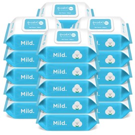 Yeji Han [Yeji Han] Hu Mild Wet Tissue Cap Type 100 Sheets 20 Packs / 한예지 [한예지] 휴 마일드 물티슈 캡형 100매 20팩