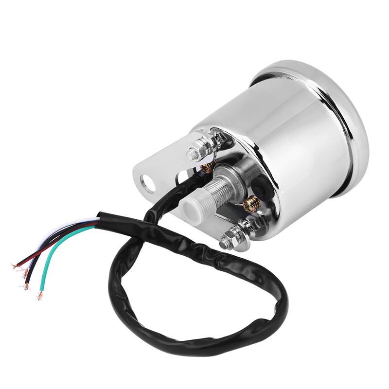 Universal Motorcycle Digital LED LCD Speedometer Tachometer Speed Gauge Retro