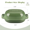 EDGING CASTING Enameled Cast Iron Dutch Oven Pot with Lid,