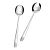 GRÄWE Königstein Salad Servers Set, Short Handles, 2 Pieces, Polished,