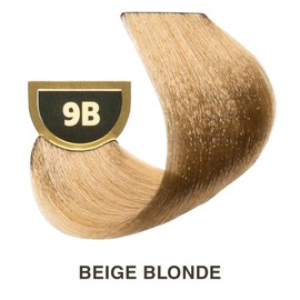 Herbal Time Phytocare Permanent Hair Dye Color Beige Blonde 9B | Professional Natural Hair Dye Kit | Nourish and Protect Your Hair | Ammonia, PPD and SLS Free | 124.5 ml