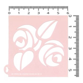 CD Stencil Plantilla Para Galletas Rosi Mini Mod.005
