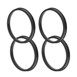 TUCKBOLD Car Wheel Hub Centric Rings Durable Wheels Center Shaft Shock Absorbing Hubrings Black 4 Pcs OD 106.1mm to ID 95.1 mm Polycarbonate
