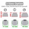 6 Pairs Replacement Silicone Ear Tips Compatible with Beats Studio