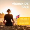 Healthspan Vitamin D3 10µg (8 Months' Supply) | Support Your