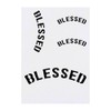 4 x 'Blessed ' Temporary Tattoos - Water Resistant, Skin-Safe,