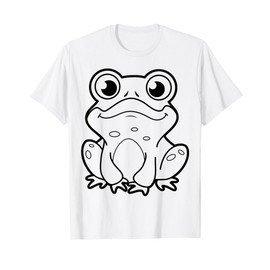 Cute frog to paint and color in for children T-Shirt