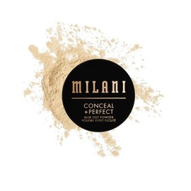 Milani Conceal + Perfect Setting Powder Makeup -Banana Blur Out Talc-free Formula, Pore Blurring Filtered Finish