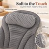 Bath Pillow for Tub with Suction Cups – Soft 4D