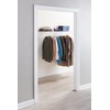 Rubbermaid Direct Wall Mount Closet Shelf, 4 Ft. Wide, Mounting