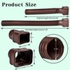 7ft Long Gutter Downspout Extensions, Outer diameter 3" Gutter Extensions
