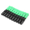 50Pcs Fiber Optic Fast Connector Adapter SC/APCC for Optical Fiber